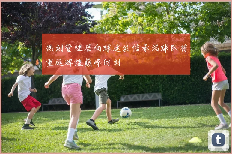 热刺管理层向球迷发信承诺球队将重返辉煌巅峰时刻